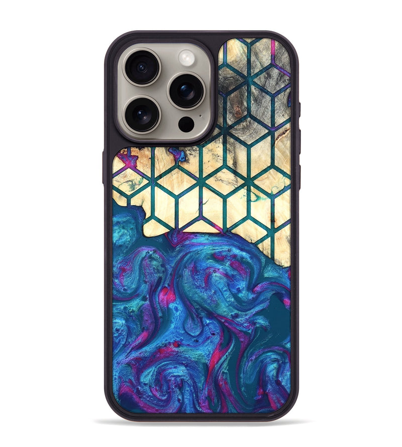 iPhone 15 Pro Max Wood Phone Case - Sharen (Pattern, 820019)