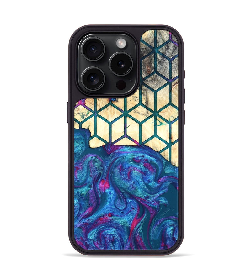 iPhone 15 Pro Wood Phone Case - Sharen (Pattern, 820019)