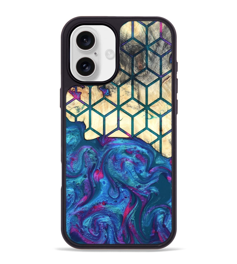 iPhone 16 Plus Wood Phone Case - Sharen (Pattern, 820019)