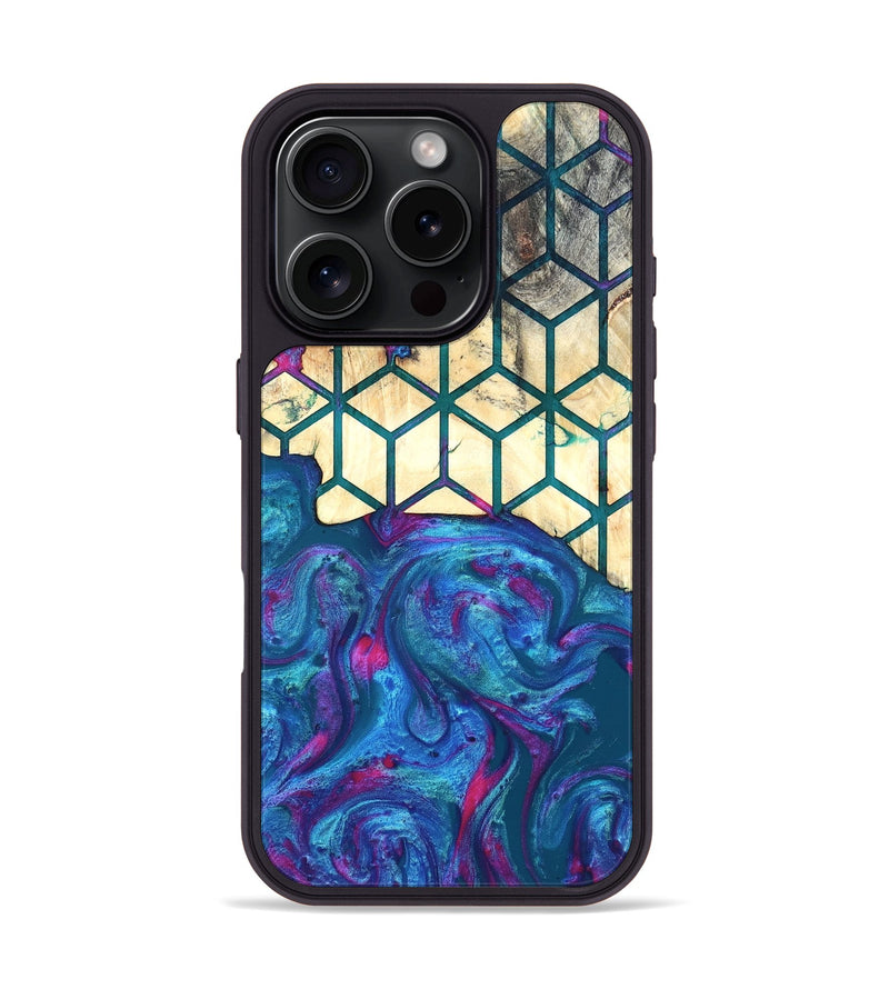 iPhone 16 Pro Wood Phone Case - Sharen (Pattern, 820019)