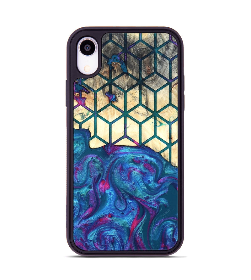 iPhone Xr Wood Phone Case - Sharen (Pattern, 820019)