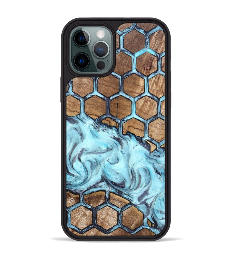 iPhone 12 Pro Max Wood Phone Case - Freddy (Pattern, 820020)