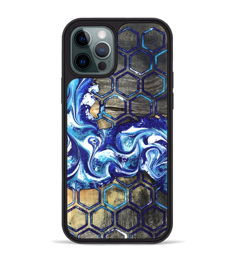 iPhone 12 Pro Max Wood Phone Case - Minna (Pattern, 820021)