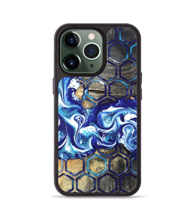 iPhone 13 Pro Wood Phone Case - Minna (Pattern, 820021)