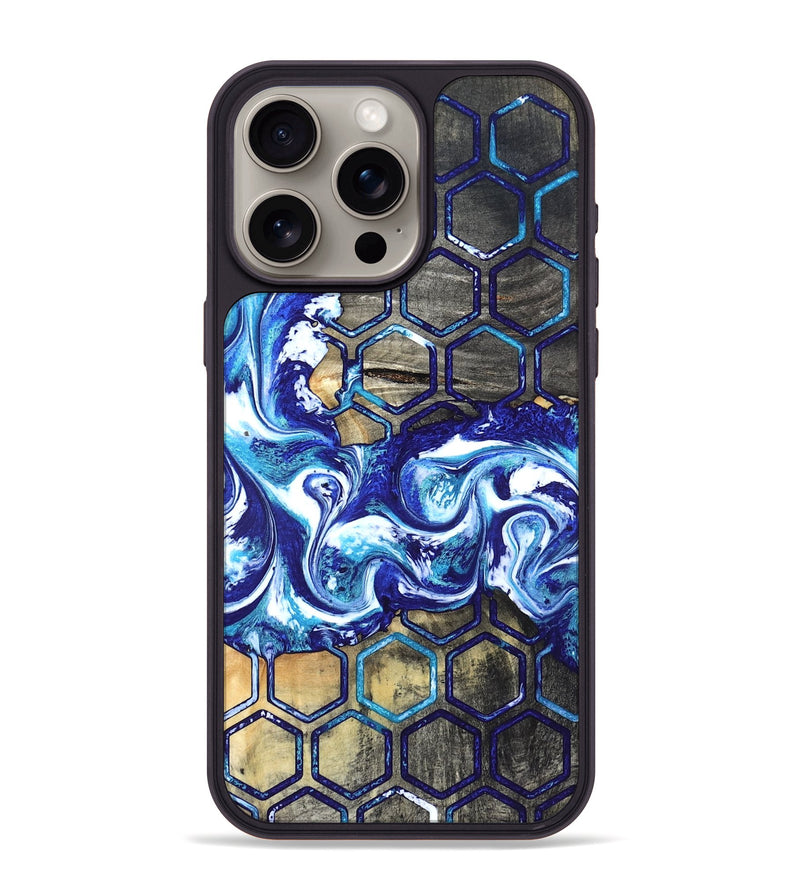 iPhone 15 Pro Max Wood Phone Case - Minna (Pattern, 820021)