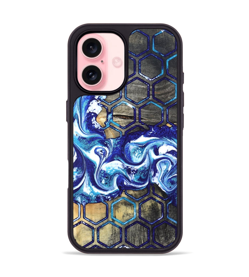 iPhone 16 Wood Phone Case - Minna (Pattern, 820021)