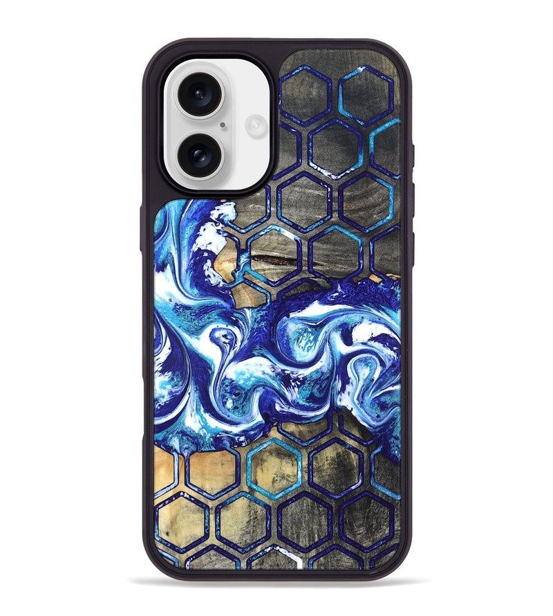 iPhone 16 Plus Wood Phone Case - Minna (Pattern, 820021)