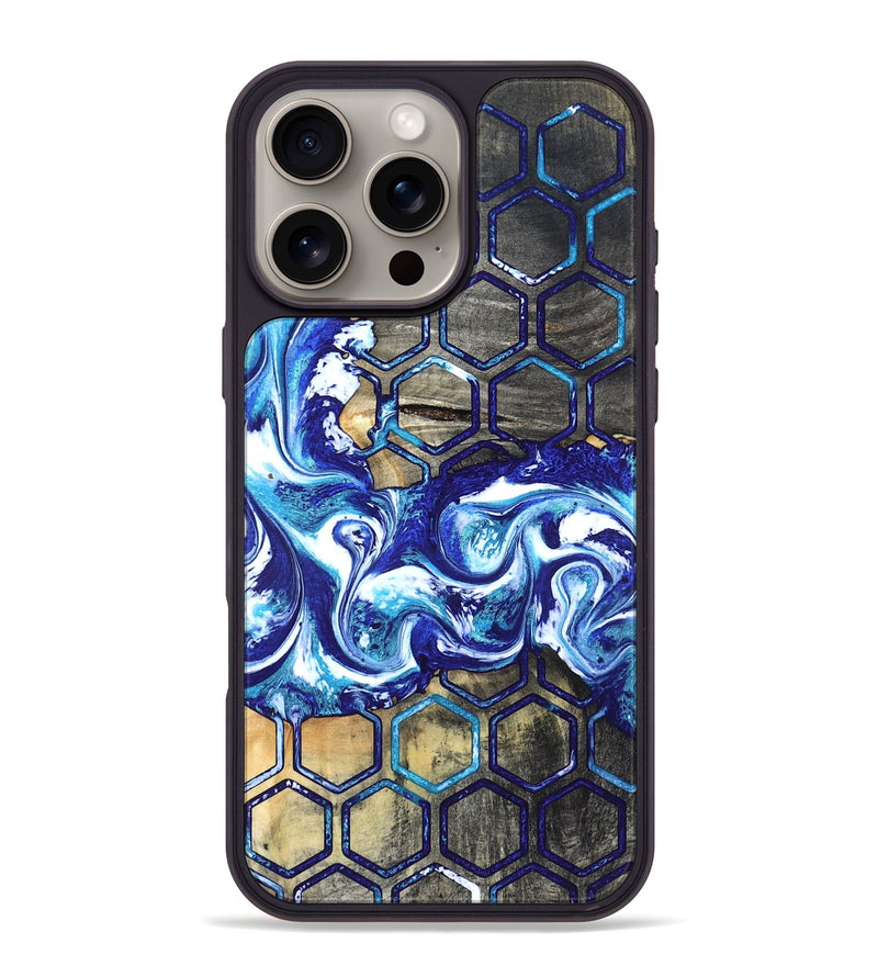iPhone 16 Pro Max Wood Phone Case - Minna (Pattern, 820021)