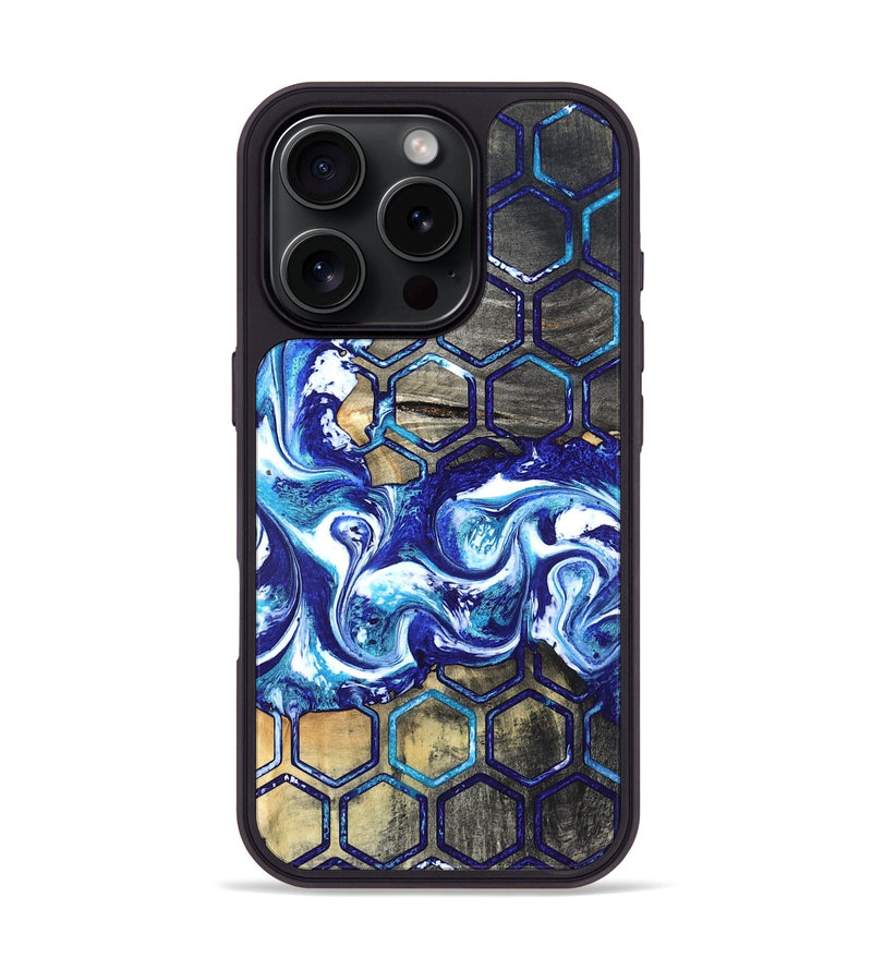 iPhone 16 Pro Wood Phone Case - Minna (Pattern, 820021)