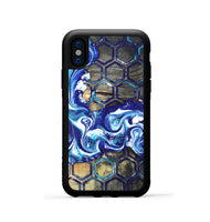 iPhone Xs Wood Phone Case - Minna (Pattern, 820021)