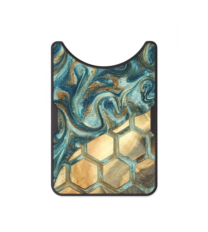 Alloy Wood Wallet - Margret (Pattern, 820022)