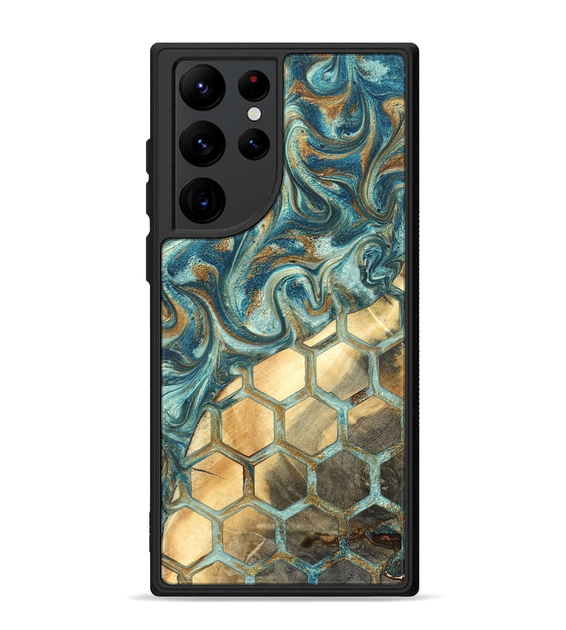 Galaxy S22 Ultra Wood Phone Case - Margret (Pattern, 820022)