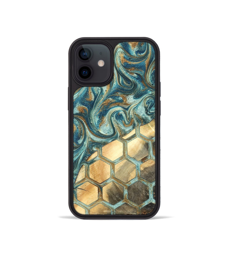 iPhone 12 mini Wood Phone Case - Margret (Pattern, 820022)