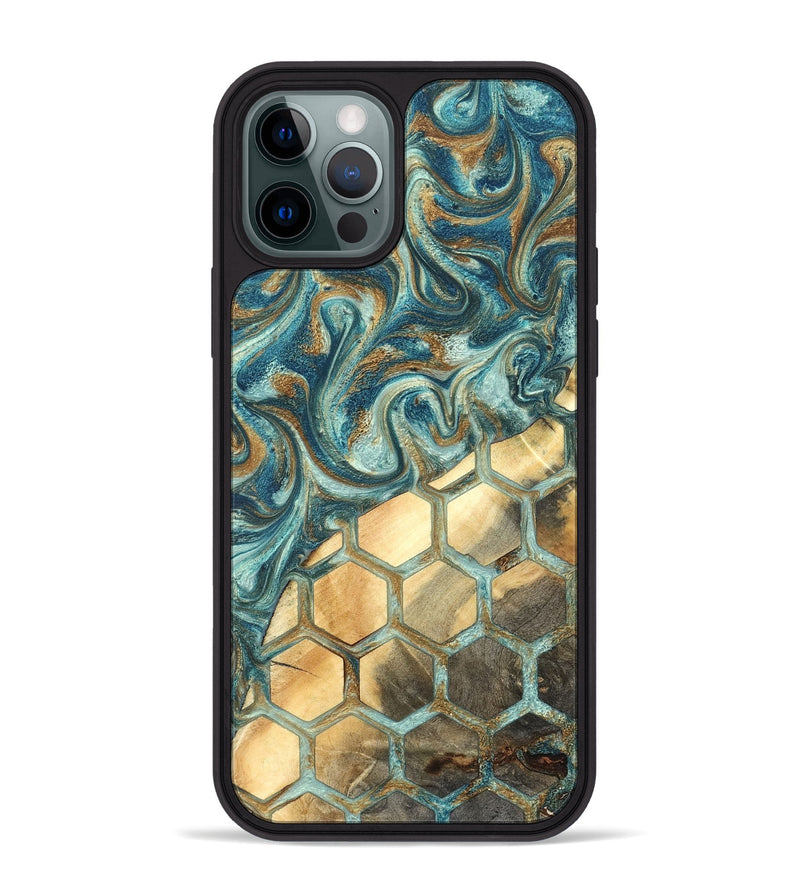 iPhone 12 Pro Max Wood Phone Case - Margret (Pattern, 820022)