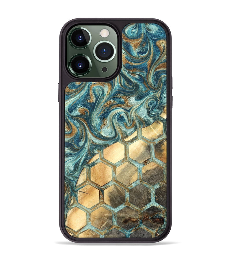 iPhone 13 Pro Max Wood Phone Case - Margret (Pattern, 820022)