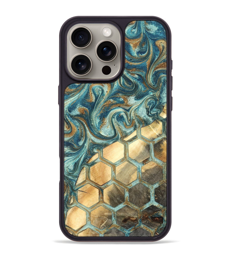 iPhone 16 Pro Max Wood Phone Case - Margret (Pattern, 820022)