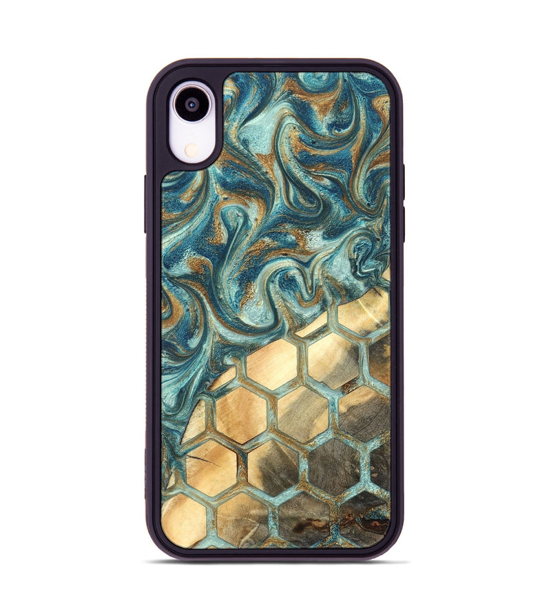 iPhone Xr Wood Phone Case - Margret (Pattern, 820022)