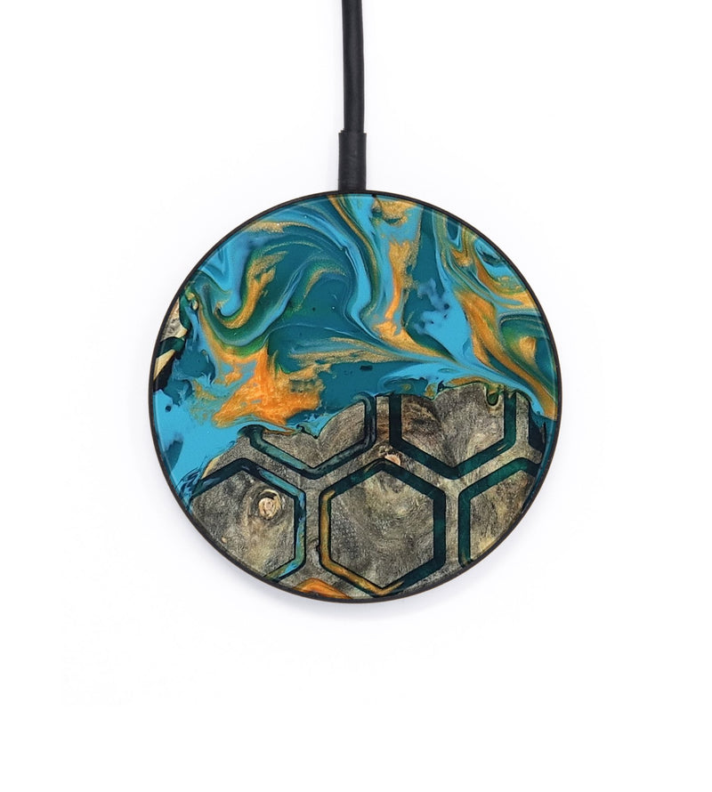 Circle Wood Wireless Charger - Analia (Pattern, 820023)