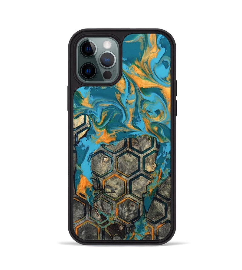 iPhone 12 Pro Wood Phone Case - Analia (Pattern, 820023)