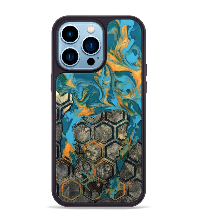 iPhone 14 Pro Max Wood Phone Case - Analia (Pattern, 820023)