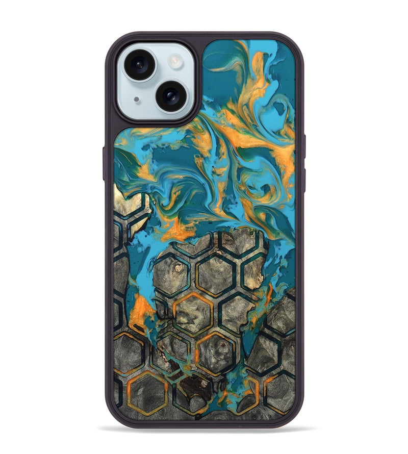 iPhone 15 Plus Wood Phone Case - Analia (Pattern, 820023)