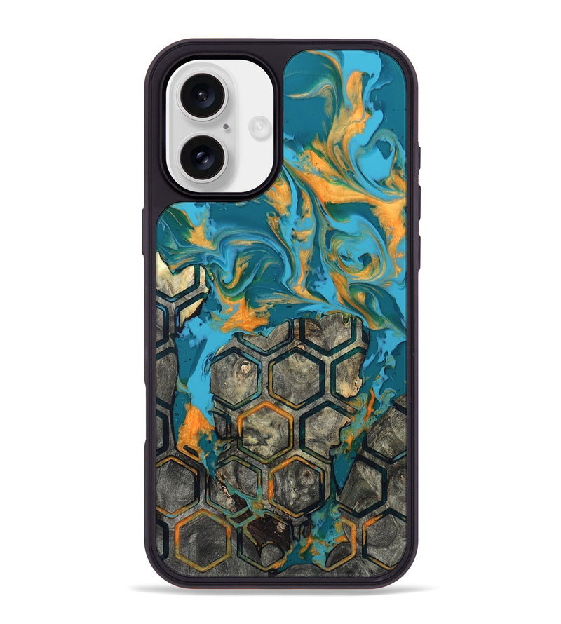 iPhone 16 Plus Wood Phone Case - Analia (Pattern, 820023)