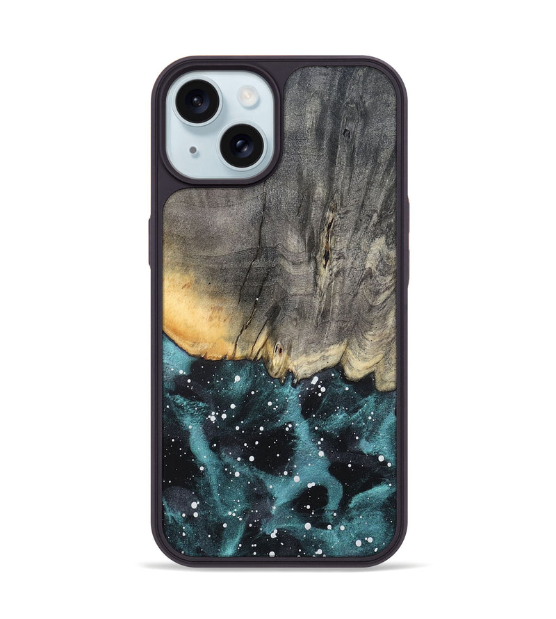 iPhone 15 Wood Phone Case - Viola (Cosmos, 820024)