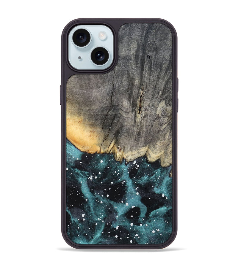 iPhone 15 Plus Wood Phone Case - Viola (Cosmos, 820024)