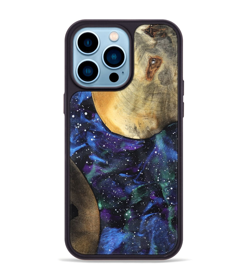iPhone 14 Pro Max Wood Phone Case - Alonzo (Cosmos, 820025)