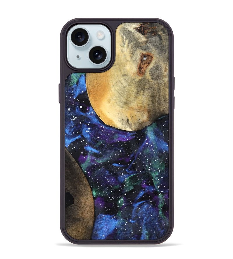 iPhone 15 Plus Wood Phone Case - Alonzo (Cosmos, 820025)