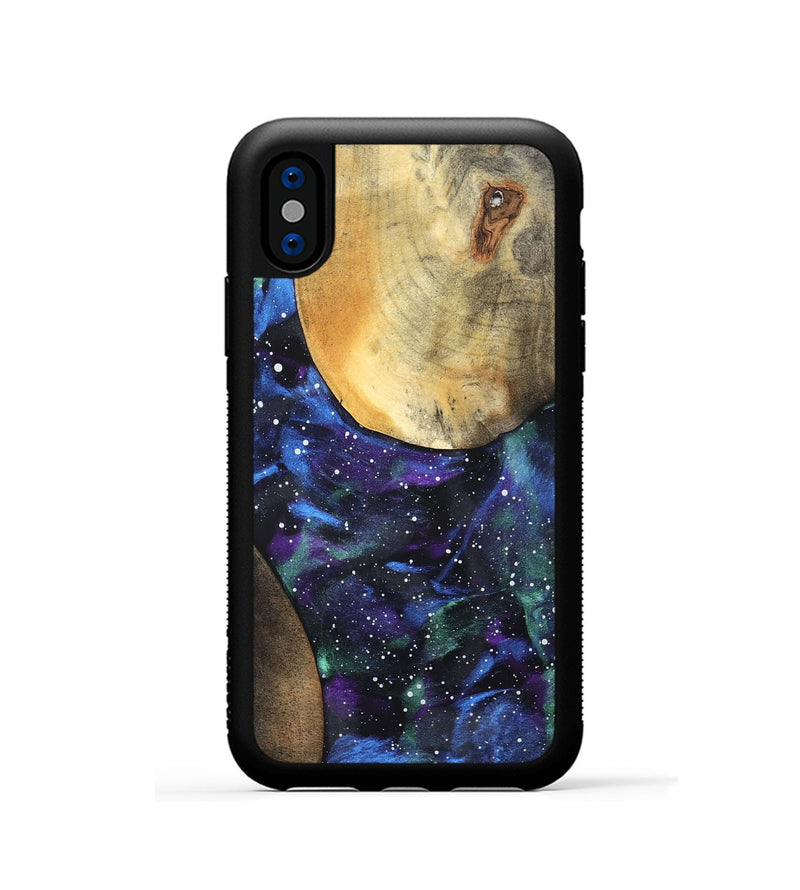 iPhone Xs Wood Phone Case - Alonzo (Cosmos, 820025)
