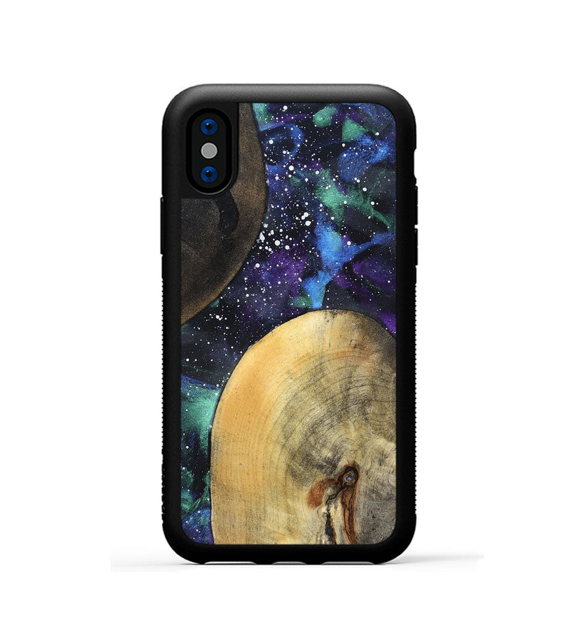 iPhone Xs Wood Phone Case - Landen (Cosmos, 820026)