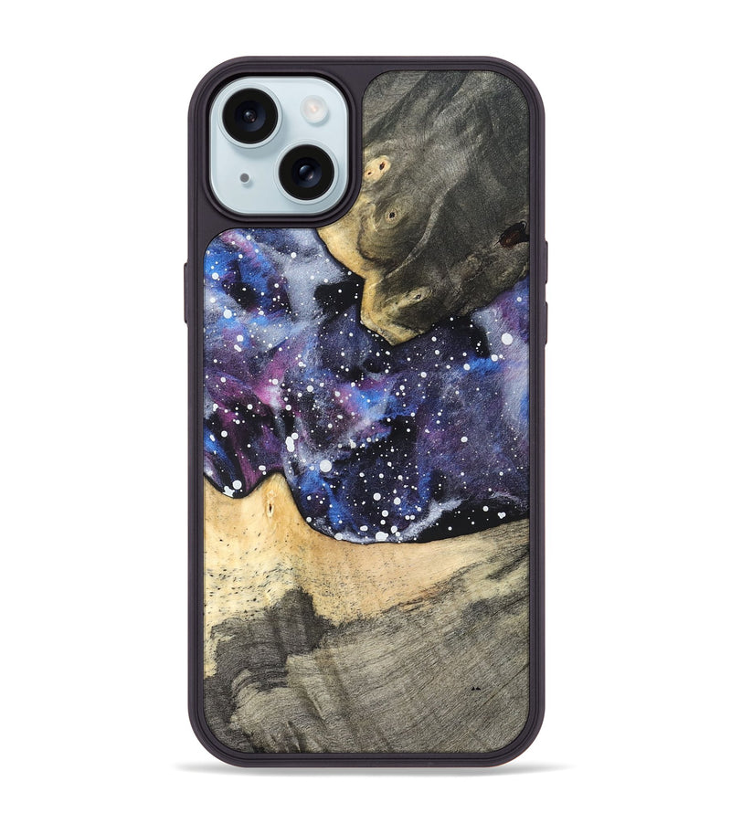 iPhone 15 Plus Wood Phone Case - Lailah (Cosmos, 820029)