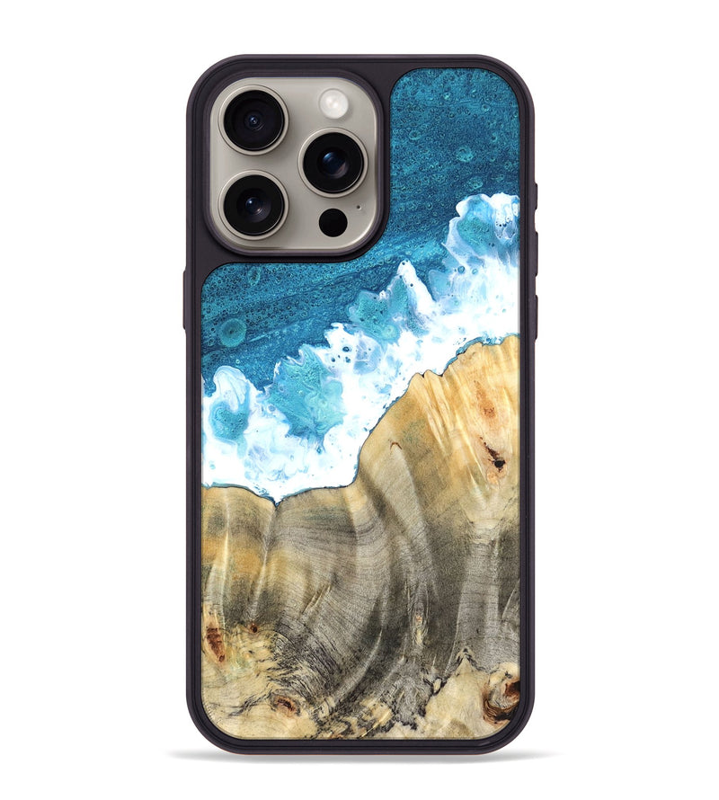 iPhone 15 Pro Max Wood Phone Case - Elinor (Coastal, 820034)