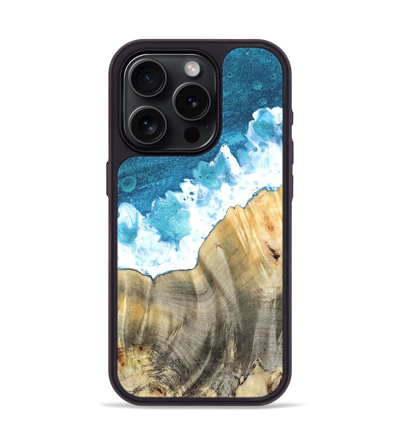 iPhone 15 Pro Wood Phone Case - Elinor (Coastal, 820034)