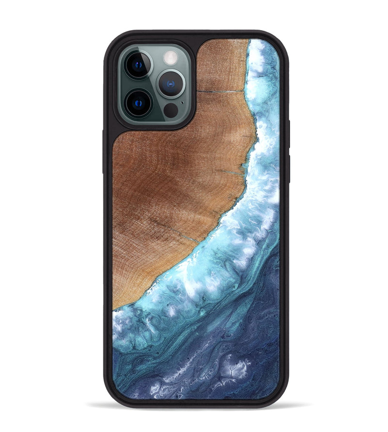 iPhone 12 Pro Max Wood Phone Case - Jeanine (Coastal, 820035)