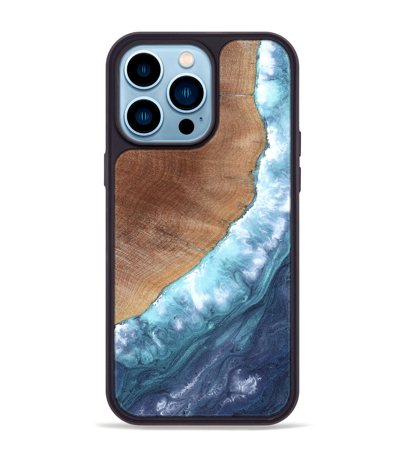 iPhone 14 Pro Max Wood Phone Case - Jeanine (Coastal, 820035)