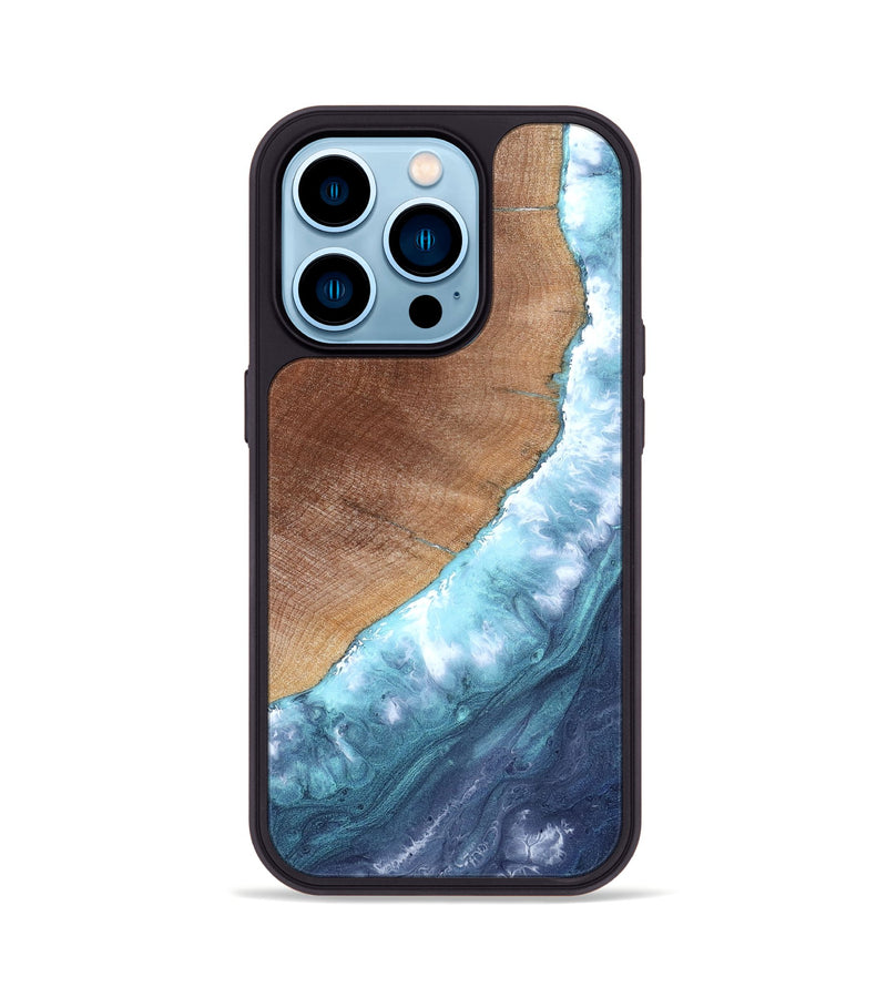 iPhone 14 Pro Wood Phone Case - Jeanine (Coastal, 820035)