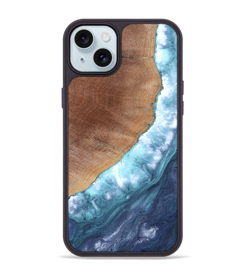 iPhone 15 Plus Wood Phone Case - Jeanine (Coastal, 820035)