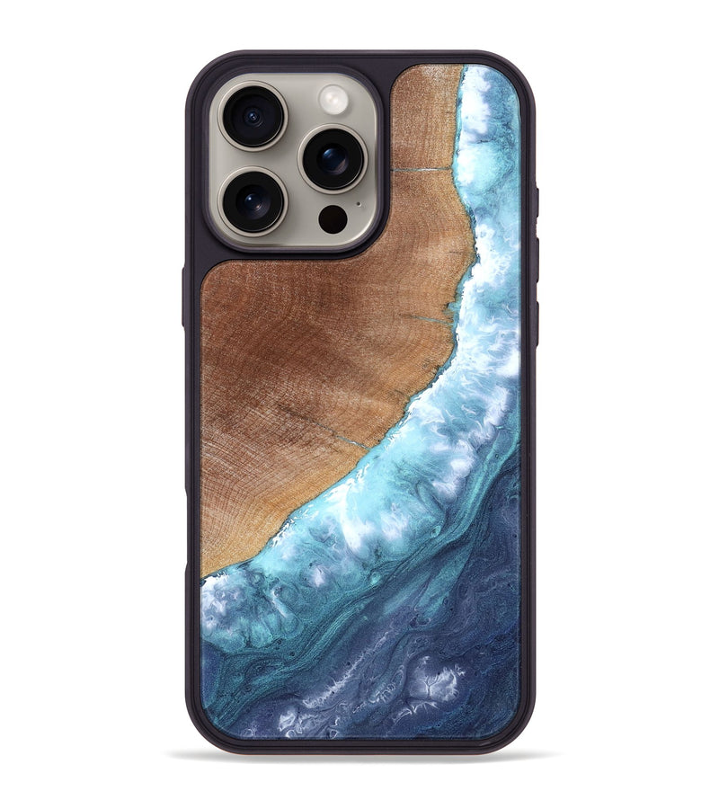 iPhone 16 Pro Max Wood Phone Case - Jeanine (Coastal, 820035)