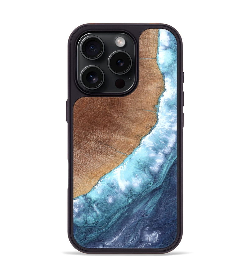 iPhone 16 Pro Wood Phone Case - Jeanine (Coastal, 820035)