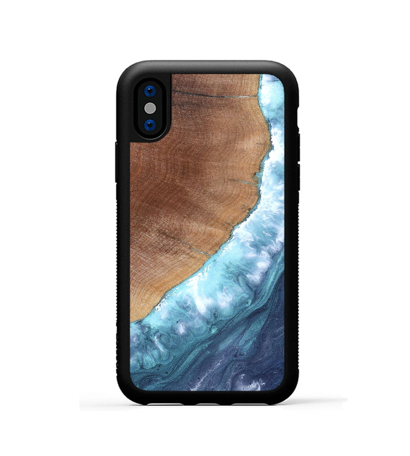 iPhone Xs Wood Phone Case - Jeanine (Coastal, 820035)