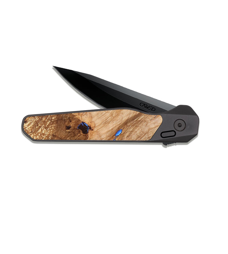 EDC Dark Slate Wood Pocket Knife - Karol (Coastal, 820040)