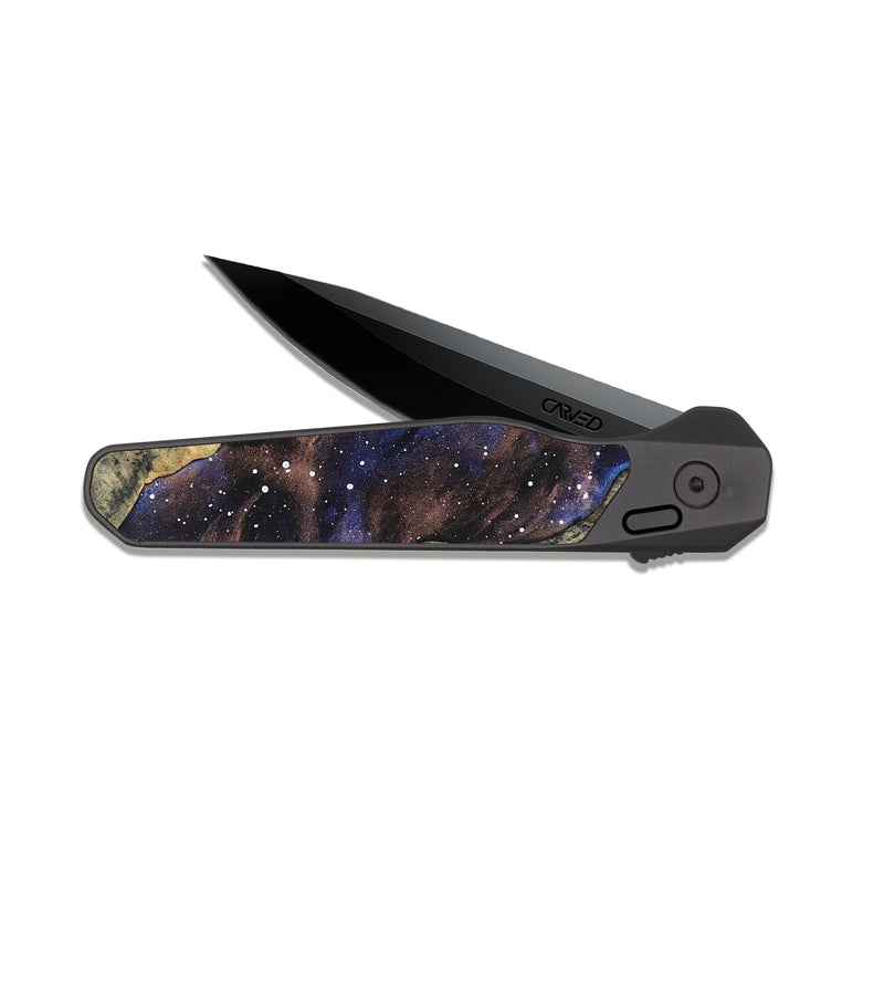 EDC Dark Slate Wood Pocket Knife - Bernard (Cosmos, 820045)