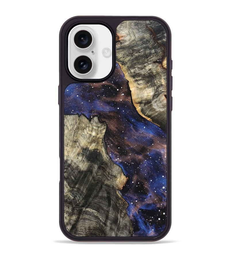 iPhone 16 Plus Wood Phone Case - Bernard (Cosmos, 820045)