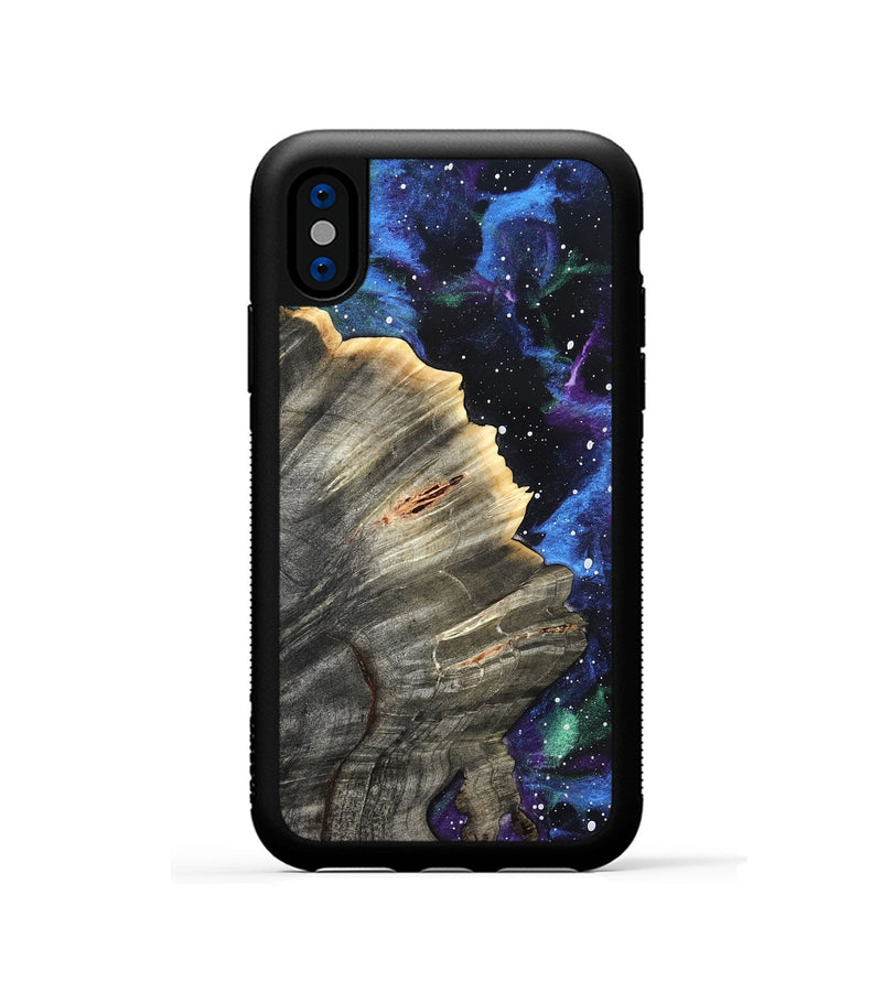 iPhone Xs Wood Phone Case - Finis (Cosmos, 820046)