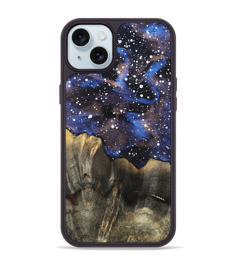 iPhone 15 Plus Wood Phone Case - Larry (Cosmos, 820047)