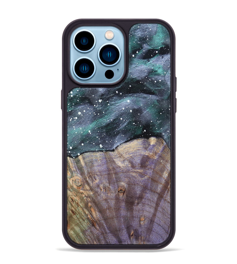 iPhone 14 Pro Max Wood Phone Case - Ieshia (Cosmos, 820052)