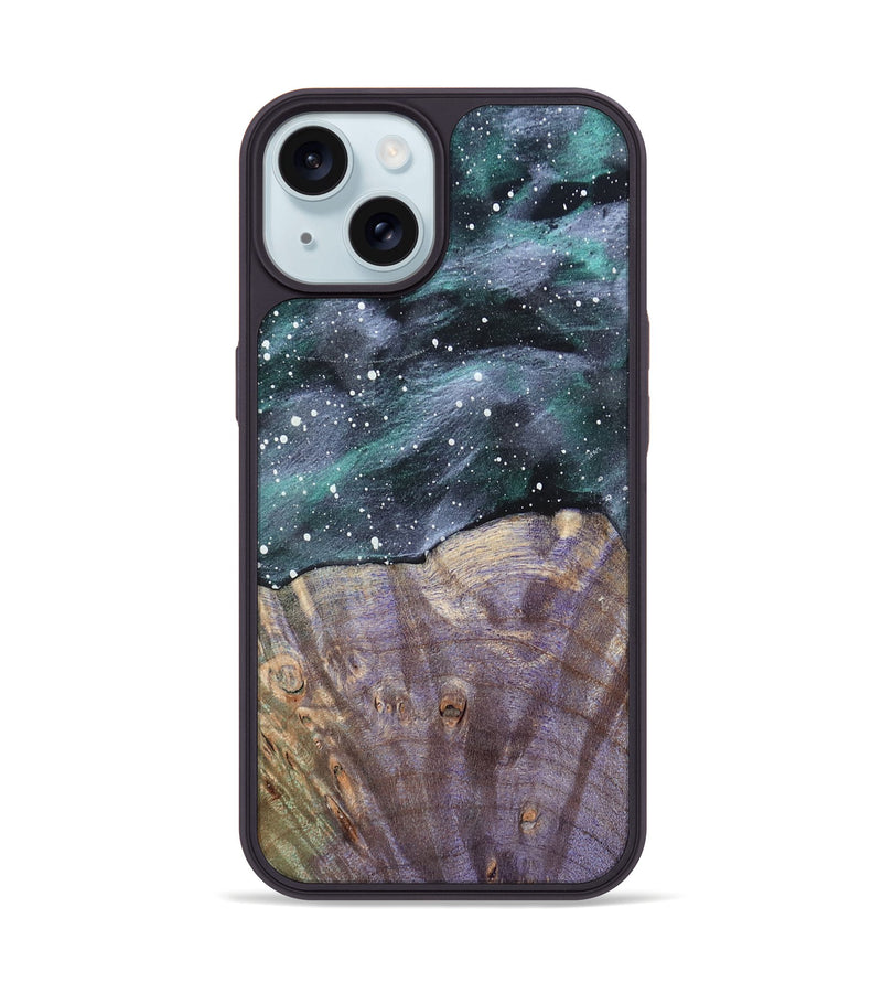 iPhone 15 Wood Phone Case - Ieshia (Cosmos, 820052)