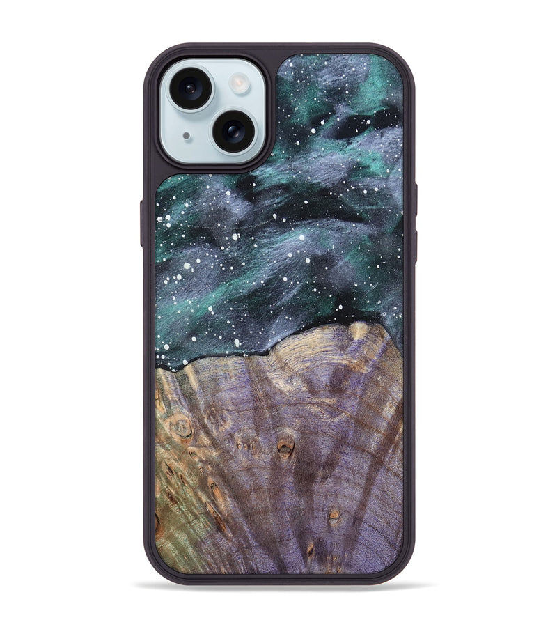 iPhone 15 Plus Wood Phone Case - Ieshia (Cosmos, 820052)